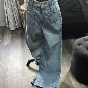 J. Crew Light Blue Wide Leg Jeans